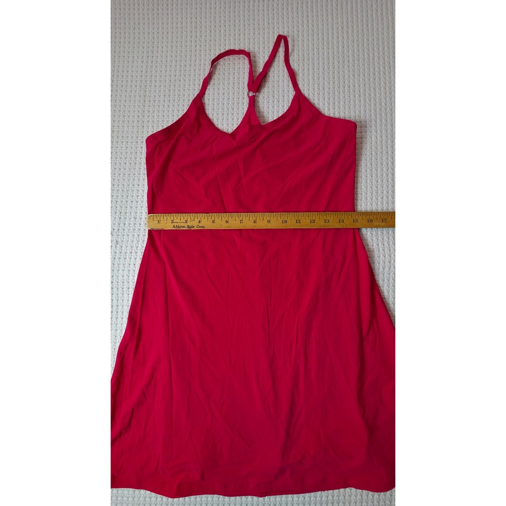 Outdoor Voices Exercise Dress Women M Red Excellent Built-in Shorts Pockets - Picture 3 of 8